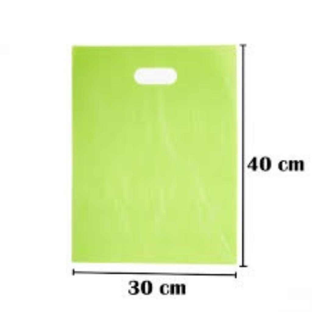 SACOLA BOCA DE PALHACO 30X40 VERDE KG