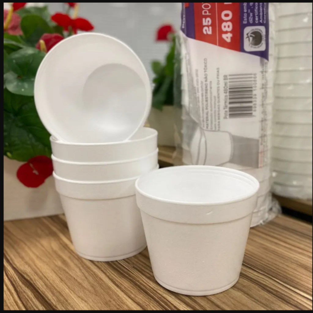 POTE ISOPOR TERMICO  ULTRA 480ML C/25 UND