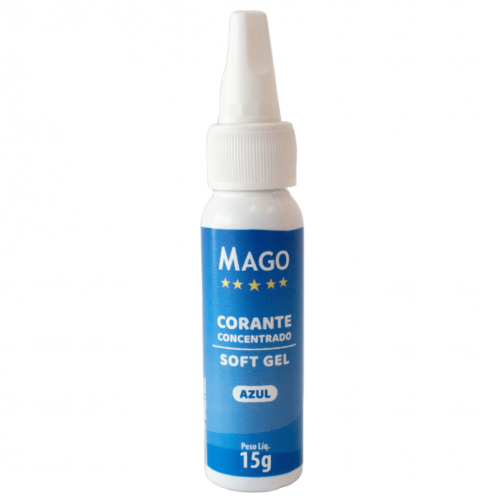 Corante soft gel mago  azul  15g