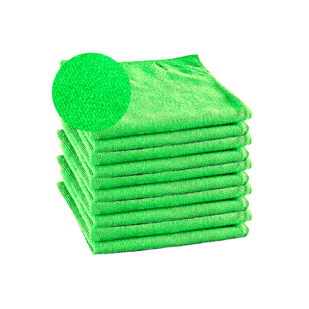 Pano microfibra verde CAEBITEX 30x30 UNID