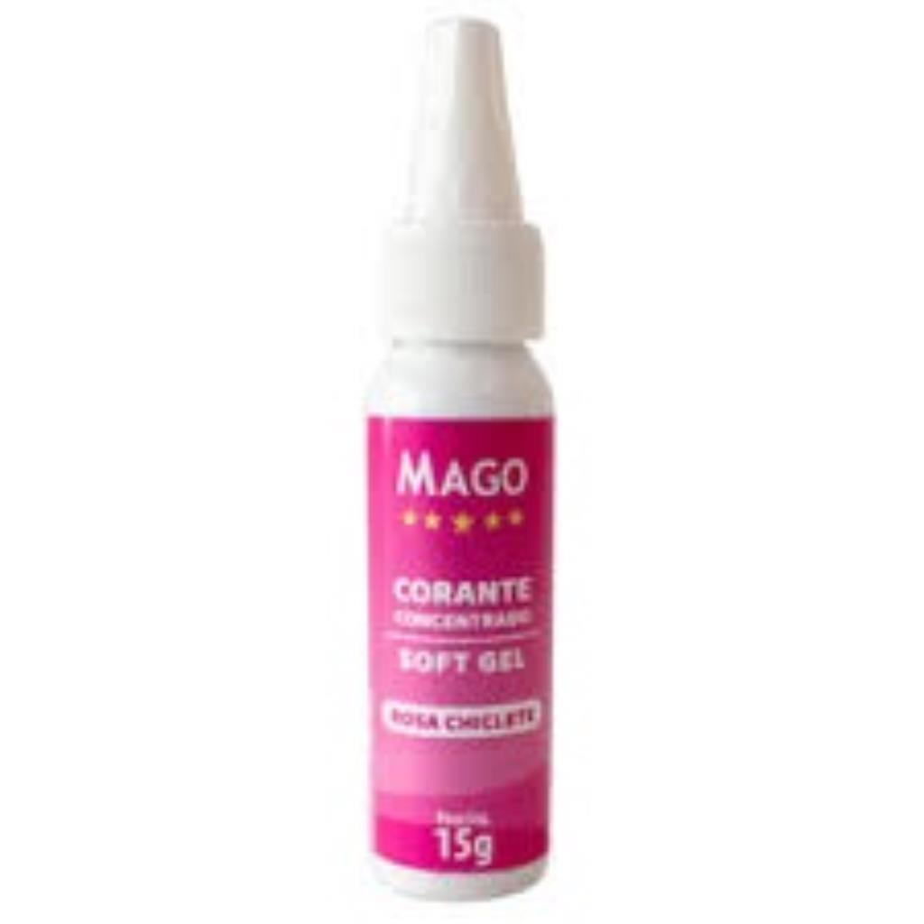 Corante soft gel  mago rosa chiclete  25g