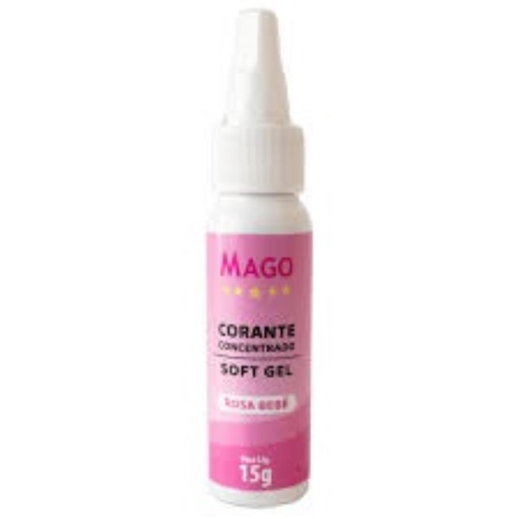 Corante soft gel mago  rosa bebe 15g