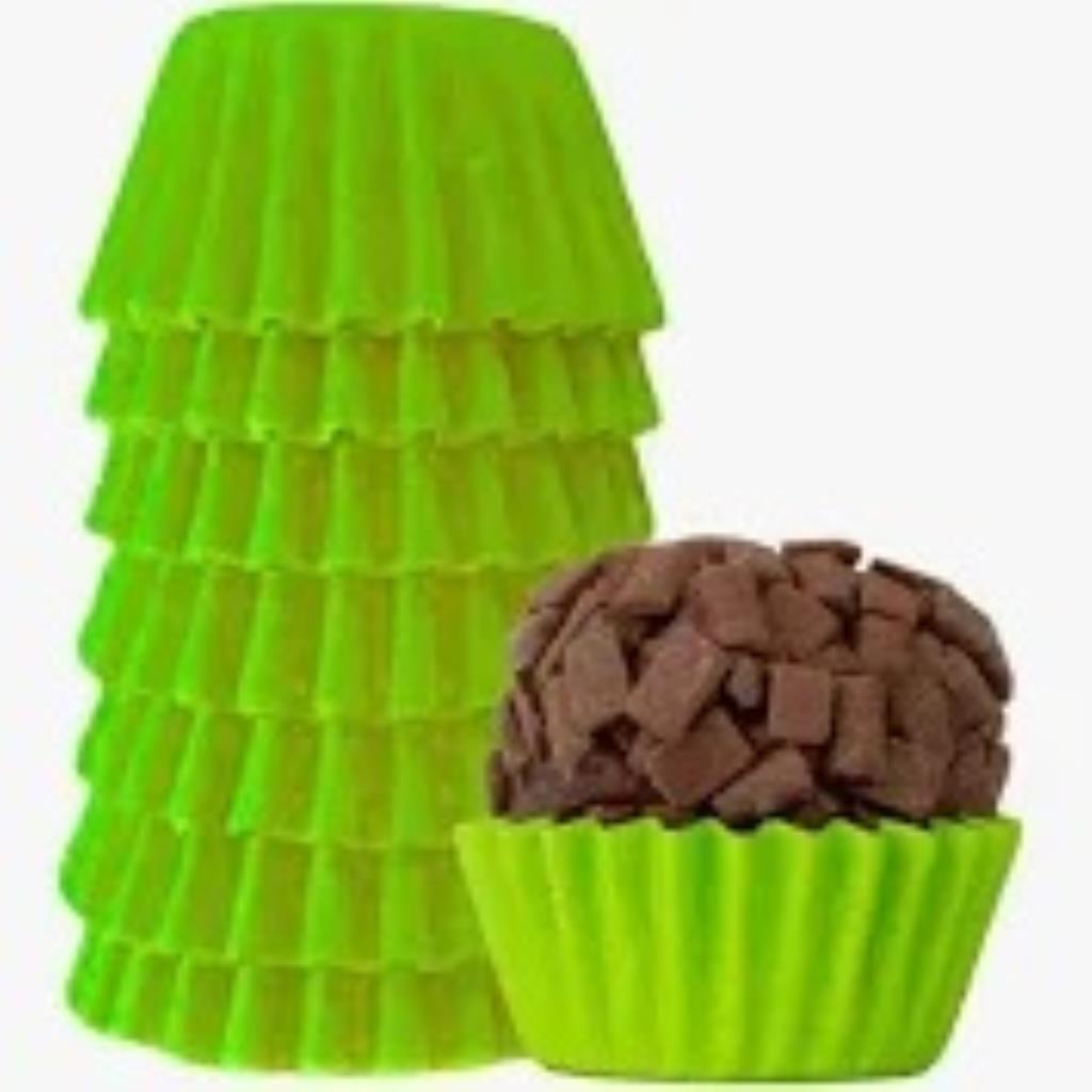 forminha de papel verde limão n5 c/100