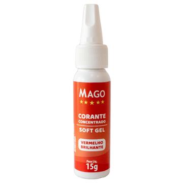 Corante soft gel mago vermelho  15g