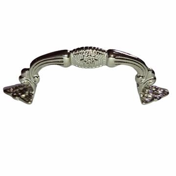 Puxador Colonial  Prata  9x1,6 cm