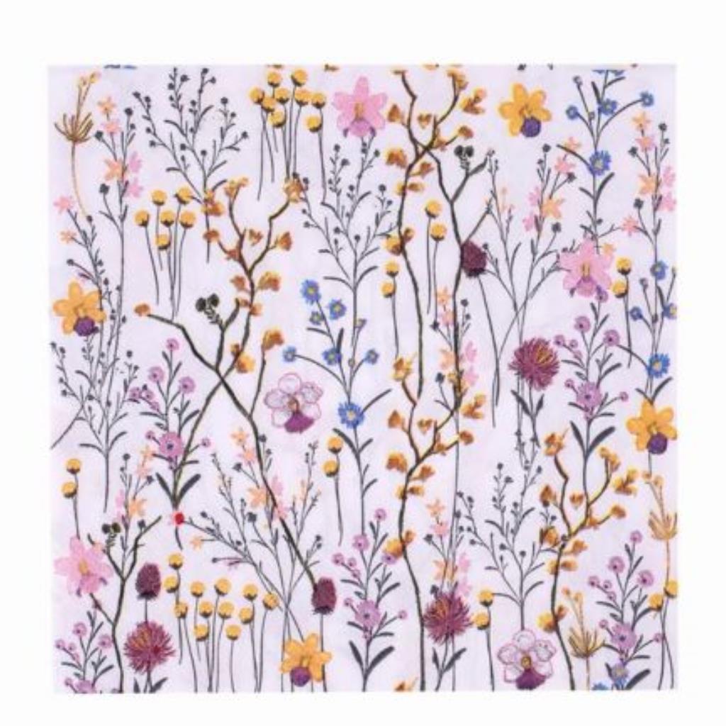 Guardanapo decoupage 33 x 33 Flores  com 2 peças