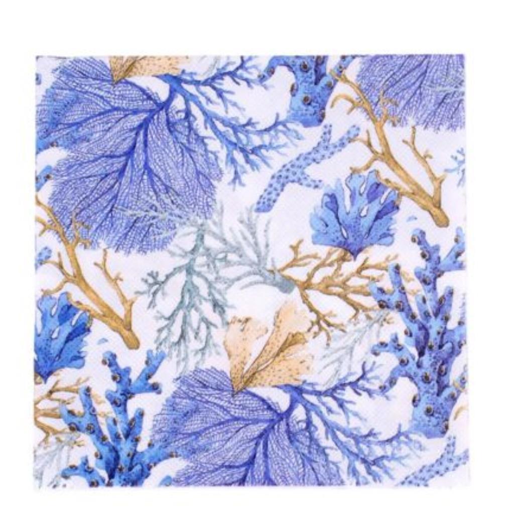 Guardanapo decoupage 33 x 33 Floral musgo  com 2 peças