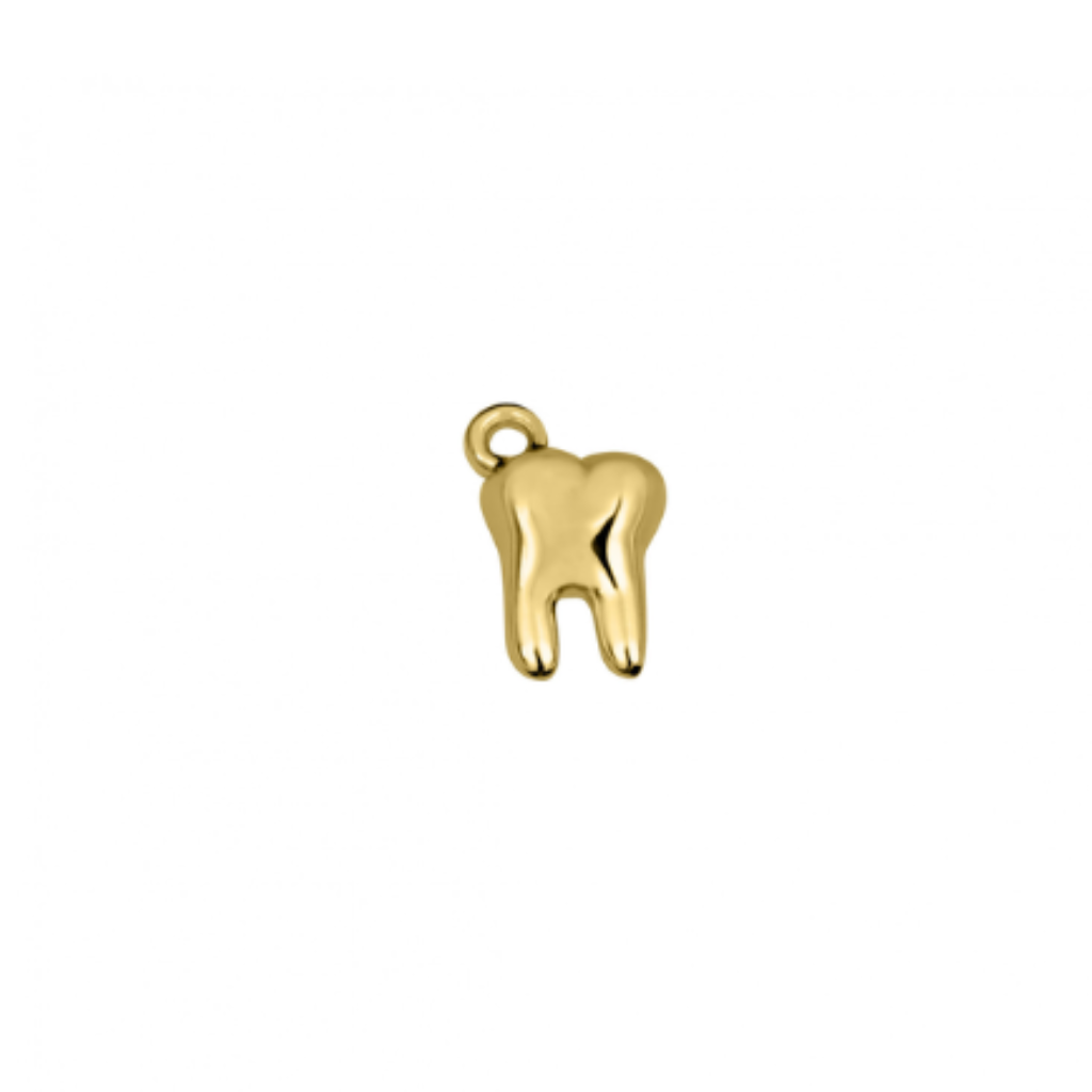 Pingente Dente Ouro 17mm