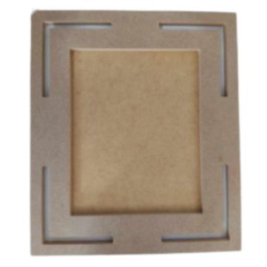 Quadro vazado lateral em MDF - 36x30,5 cm