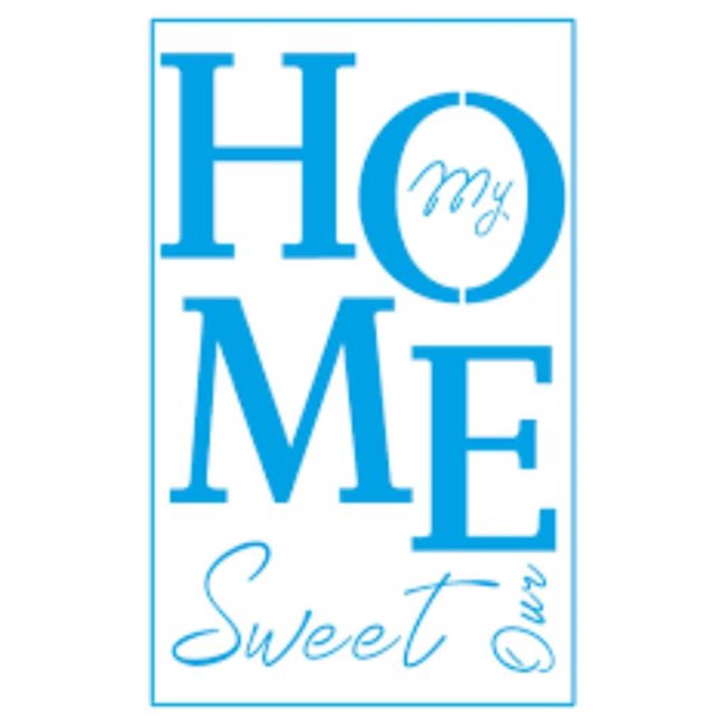 Stencil Retangular - Home- 21x34