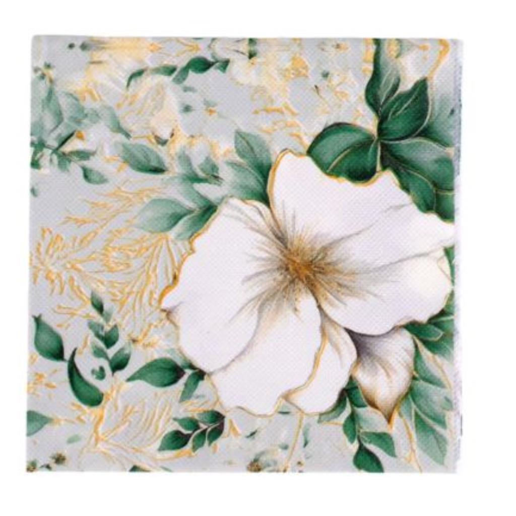 Guardanapo decoupage 33 x 33 rosas  com 2 peças