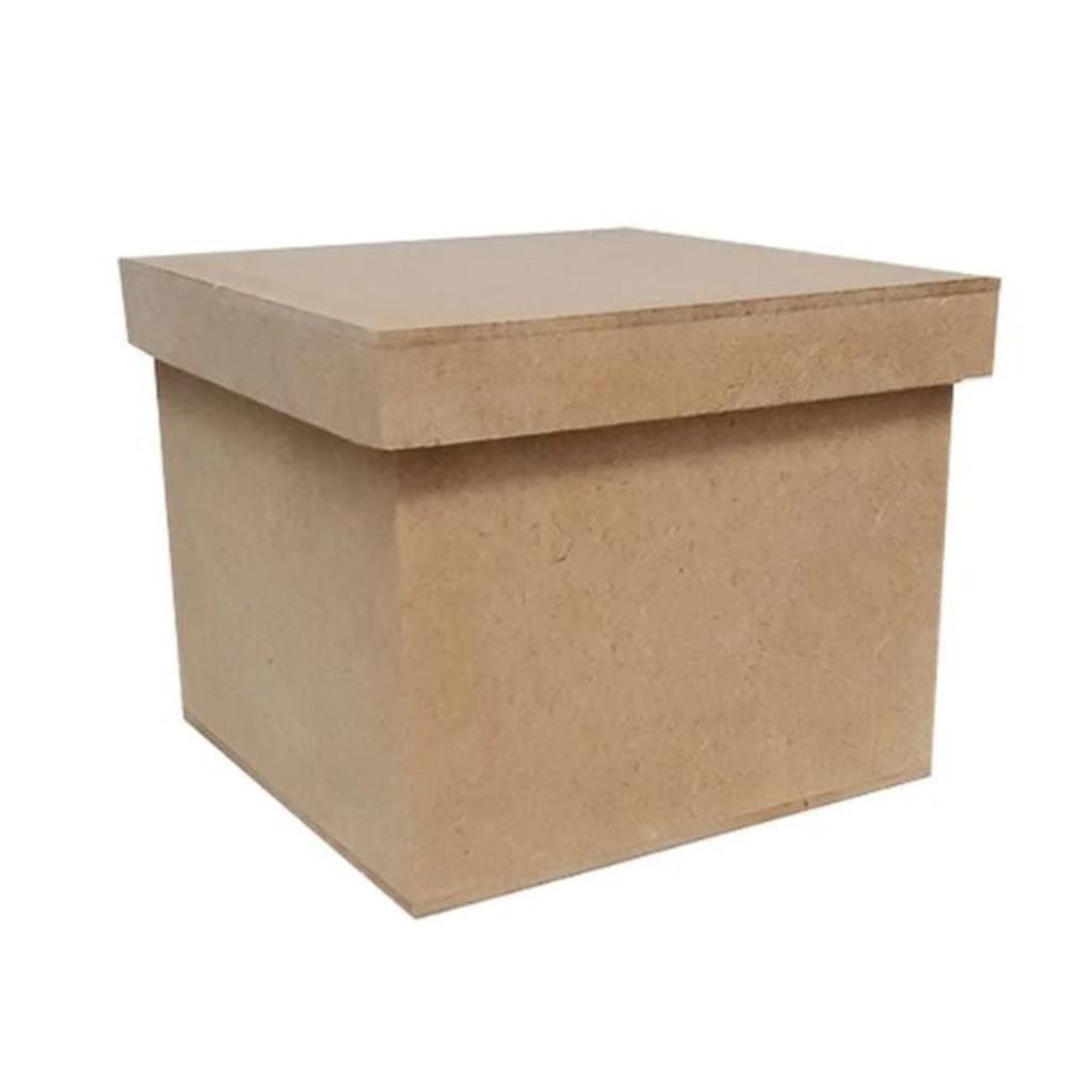 Caixa MDF - Tampa Sapato - 13,5x13,5x10