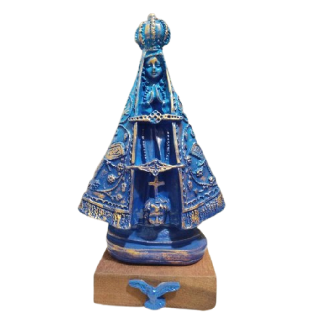 Nossa Senhora Aparecida  22x16 cm personalizada em resina