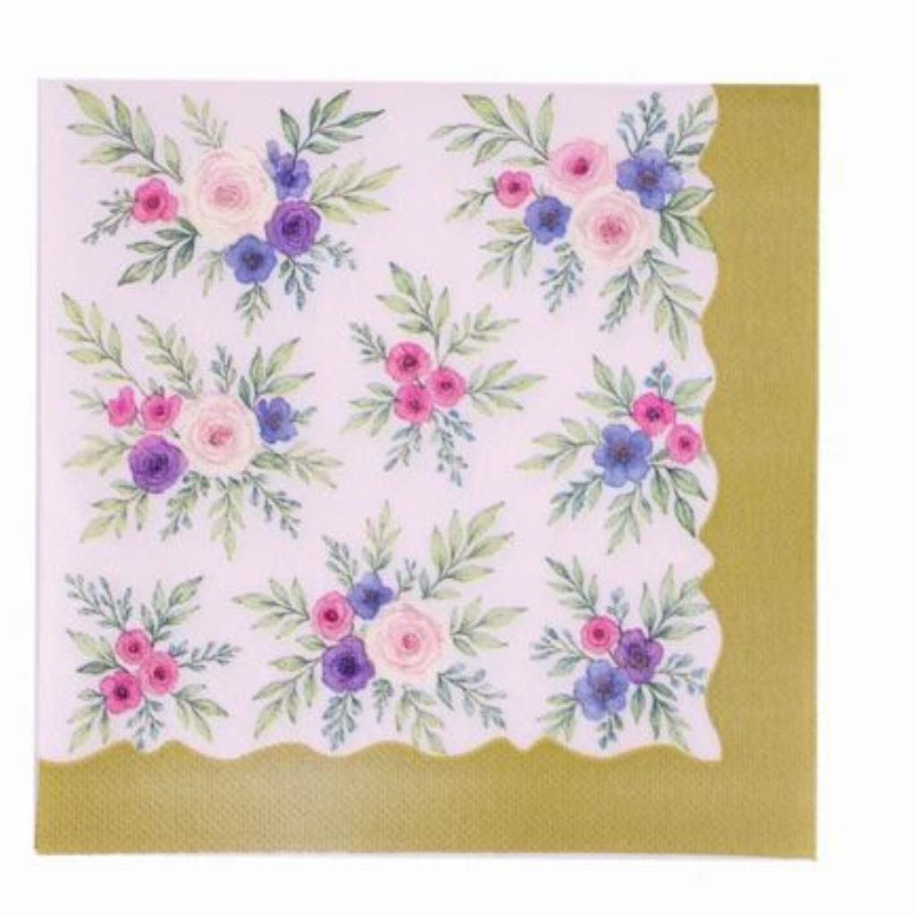 Guardanapo decoupage 33 x 33 Floral com 2 peças