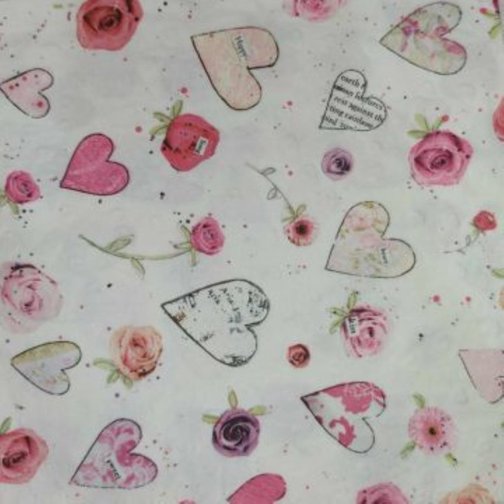 Guardanapo decoupage 33 x 33 " Coração" com 2 peças