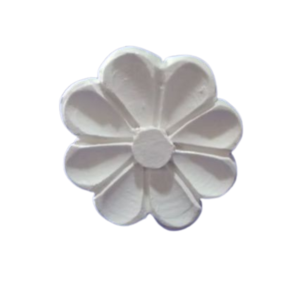 Aplique Flor - G - 5x5 cm resina