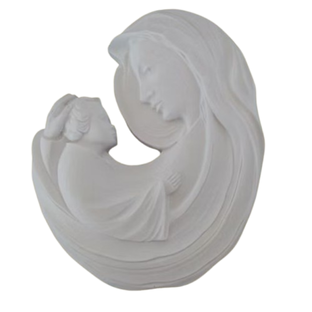 Aplique Religioso grande  18x15cm Resina