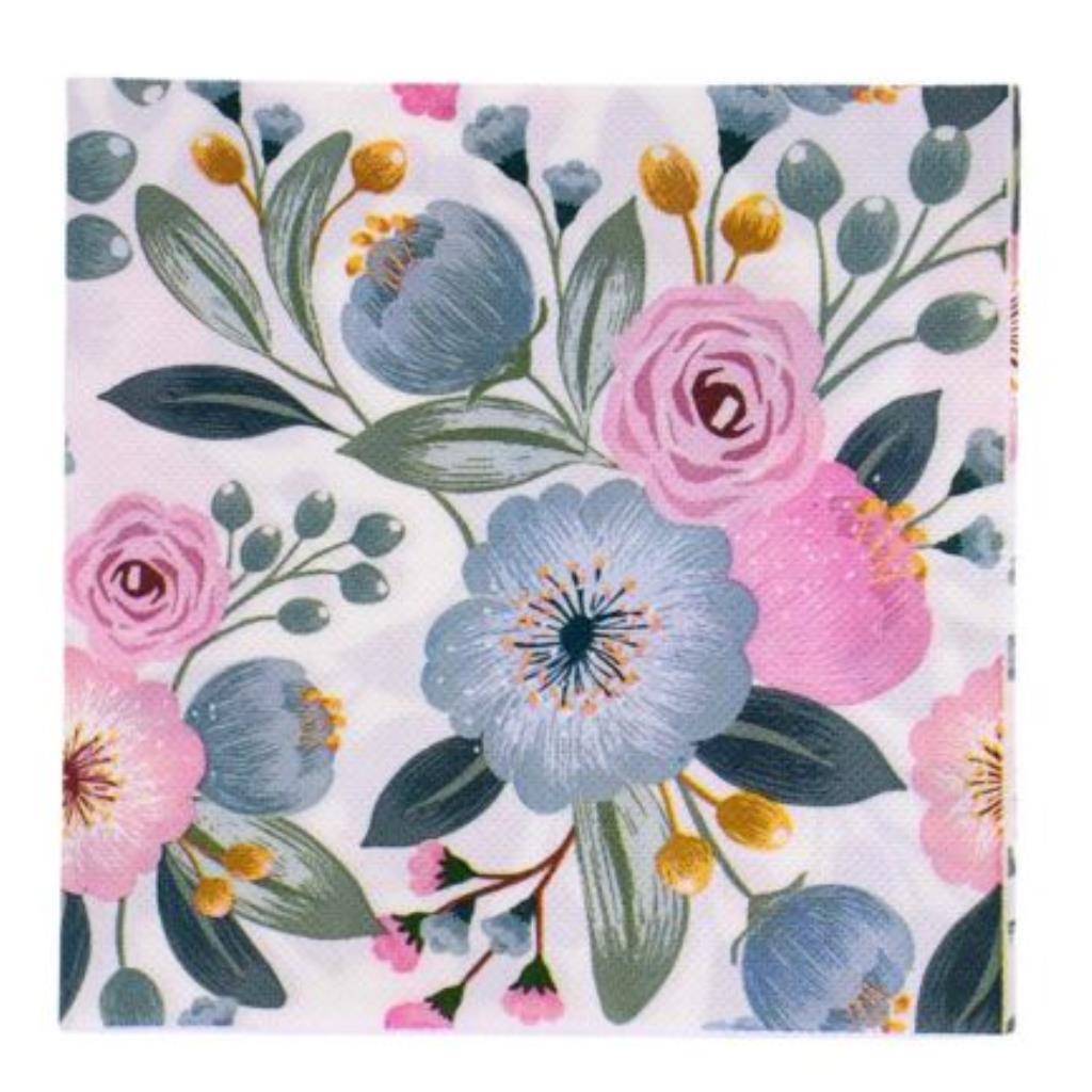 Guardanapo decoupage 33 x 33 Floral  com 2 peças