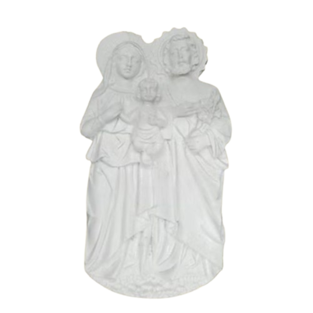 Aplique Sagrada Família 9x4,5cm Resina