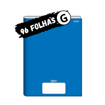CADERNO COSTURADO UNIVERSITARIO 96FL AZUL