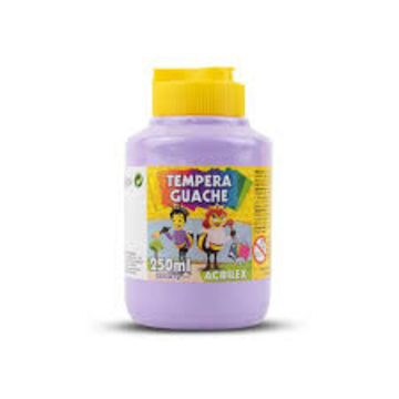 TINTA GUACHE 250ML LILAS ACRILEX