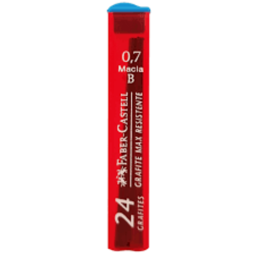 GRAFITE 0.7 B  C/24 UNID FABER CASTELL
