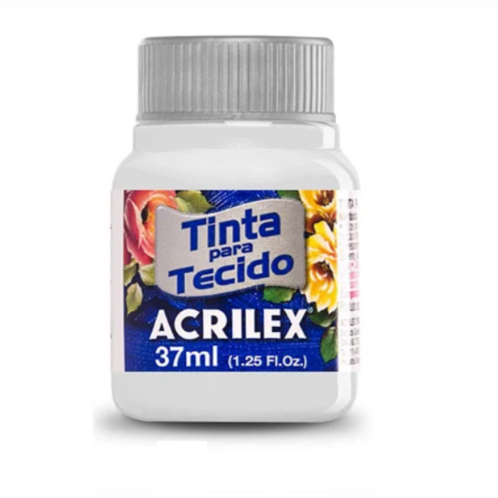 TINTA DE TECIDO ACRILEX BRANCA