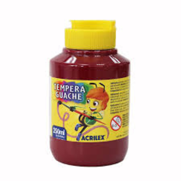 TINTA GUACHE 250ML VINHO ACRILEX