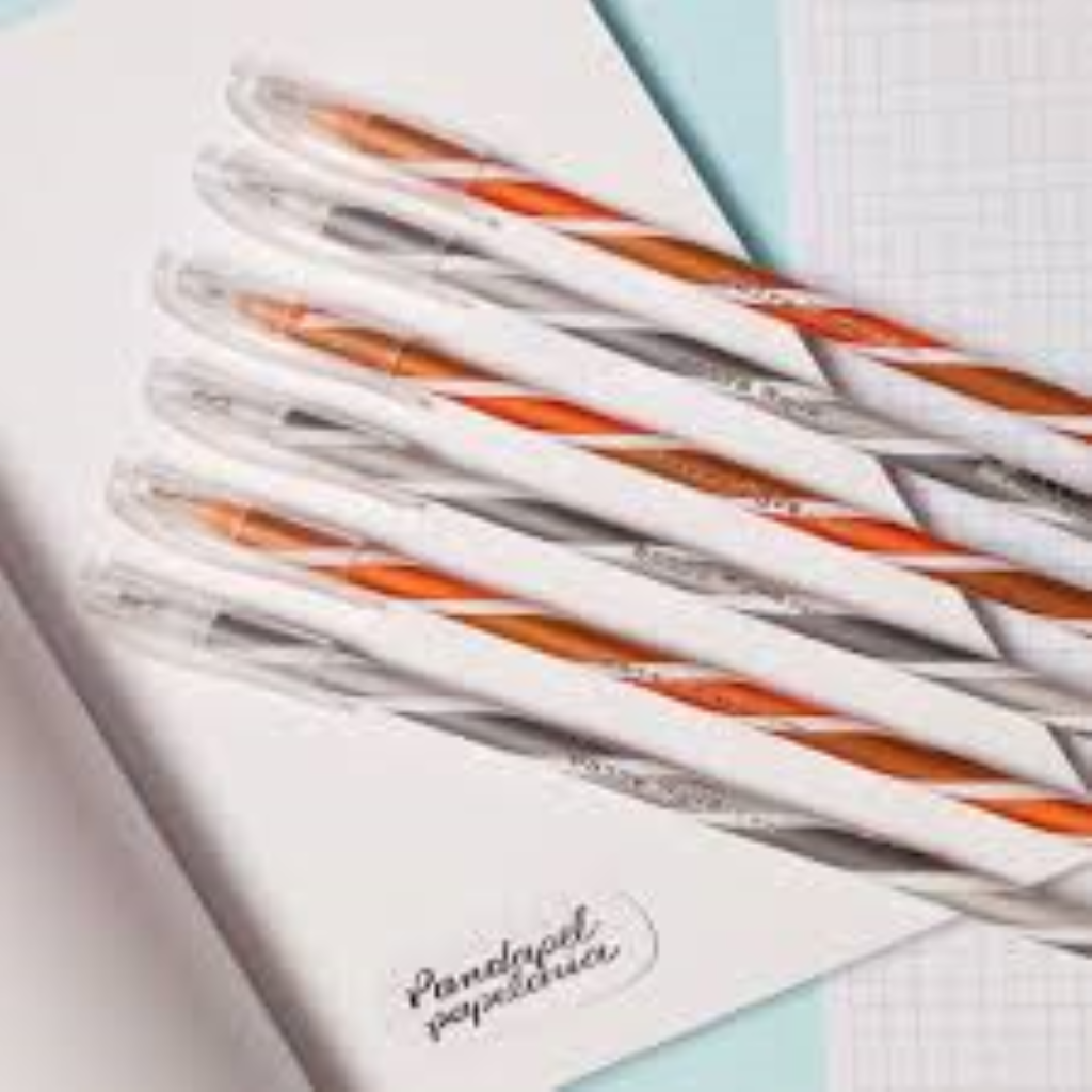 CANETA WAVE BAZZE PRATA/DOURADA