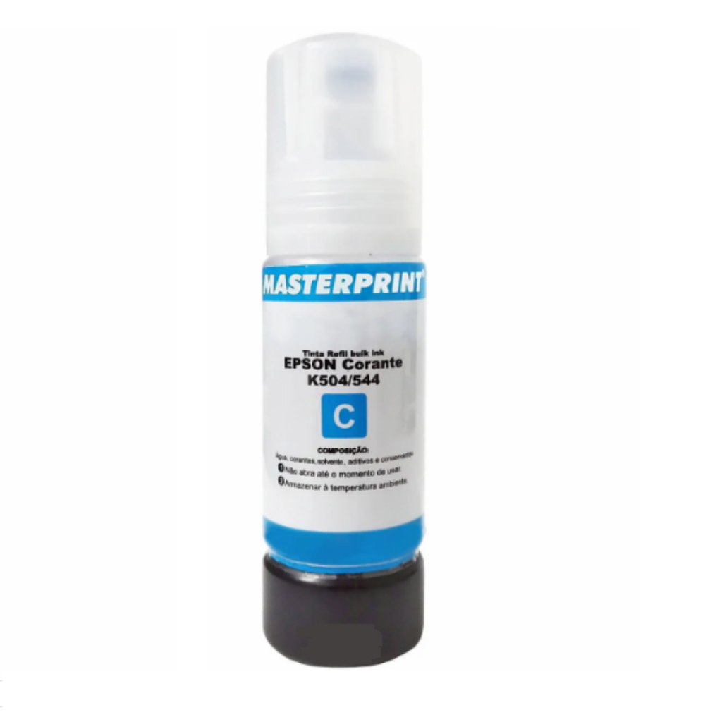 TINTA EPSON 544/504 70ML CYANO MASTERPRINT