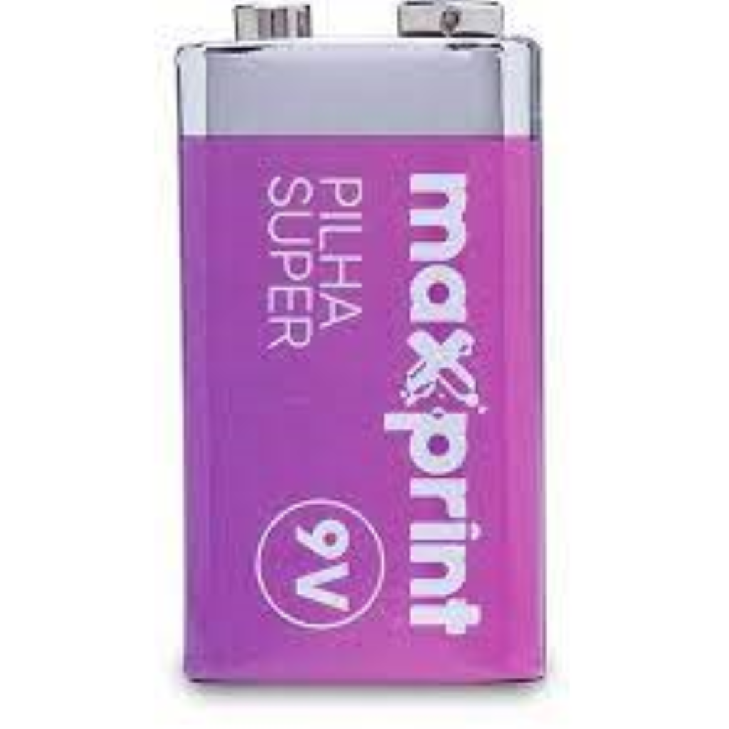 PILHA 9V COMUM MAXPRINT
