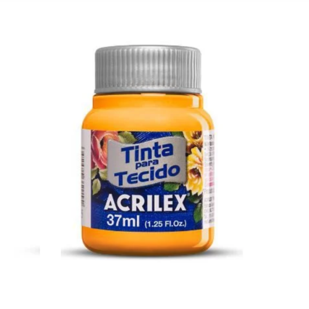 TINTA DE TECIDO ACRILEX AMARELA