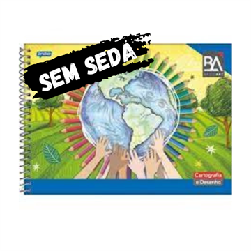 CADERNO  CARTOGRAFIA CAPA FLEX 48FLH