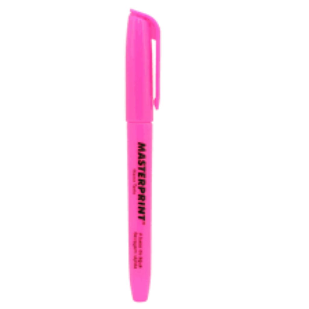 MARCA TEXTO  FLUORESCENTE ROSA MASTERPRINT