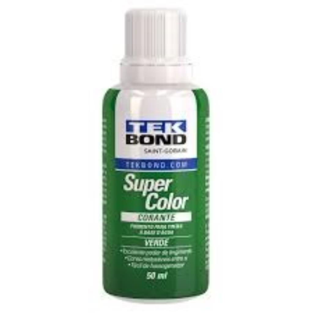 CORANTE LIQUIDO 50ML TEKBOND VERDE