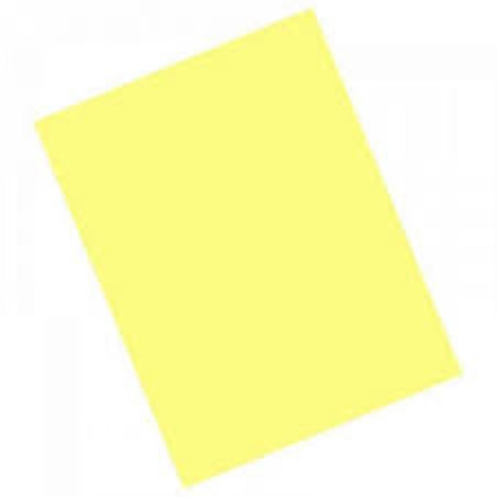 CARTOLINA COMUM AMARELA
