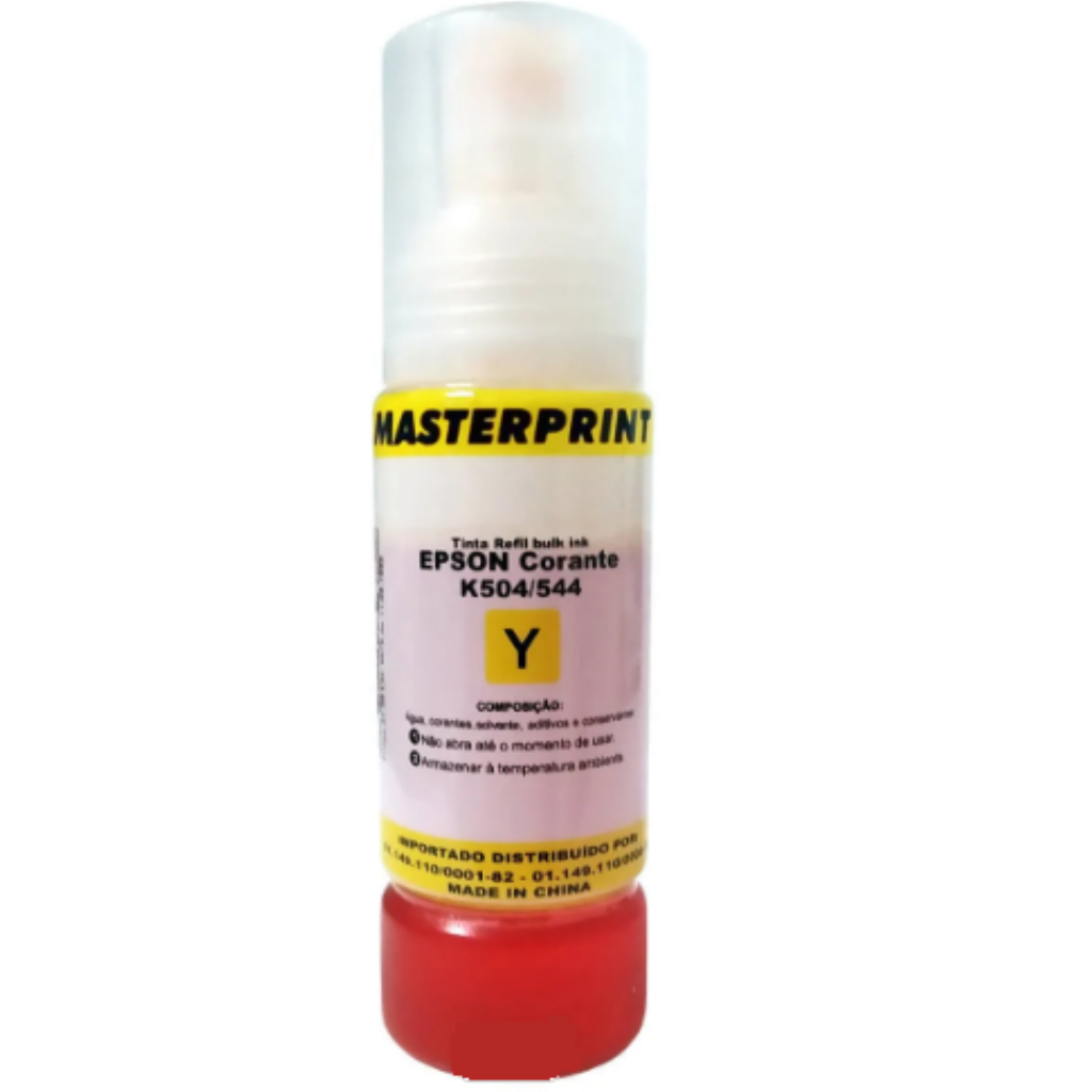 TINTA EPSON 544/504 70ML YELOW MASTERPRINT
