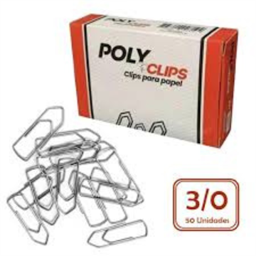 CLIPS GALVANIZADO TRIANGULAR 3/0 50UNID.  POLY