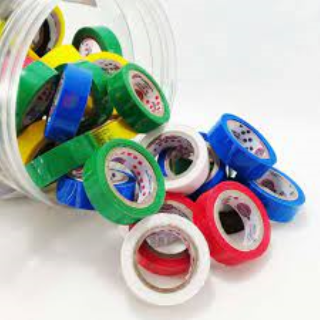 FITA PLASTICA ADESIVA 12MM COLORIDA EUROCEL