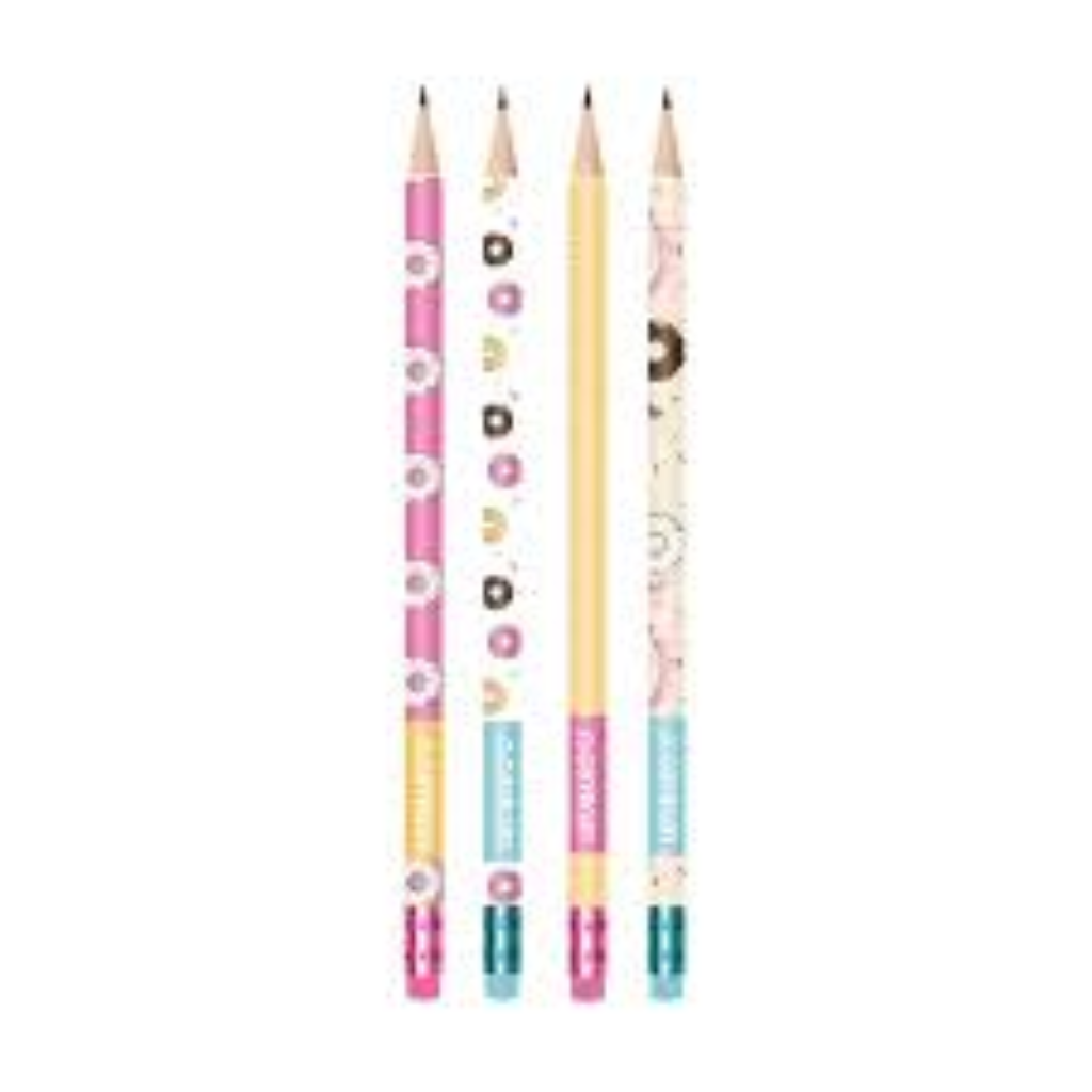 LAPIS GRAFITE C/ BORRAC DONUT LEO