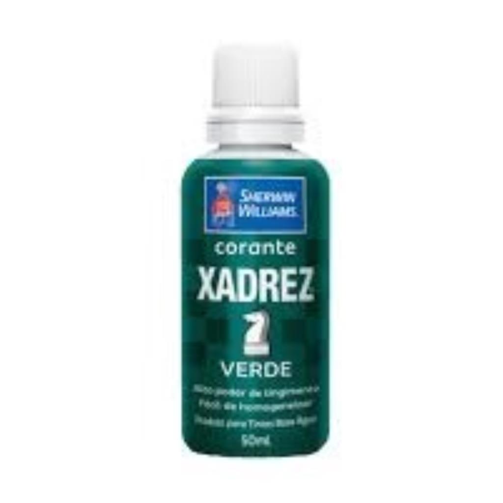 CORANTE LIQUIDO 50ML XADREZ VERDE