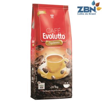 CAFÉ TORRADO EM GRÃO SUPERIOR EVOLUTTO ESPRESSO 1 KG