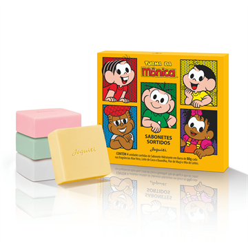 Turma da Monica Sabonetes Sortidos 4x80g
