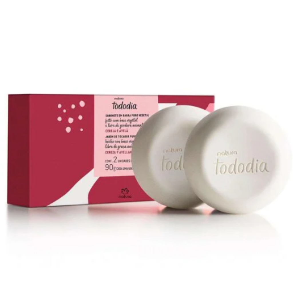 Tododia Cereja e Avela Sabonete Barra 2x90g