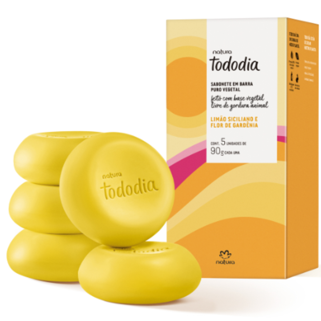 Tododia Limao Siciliano e Flor de Gardenia 5x90g