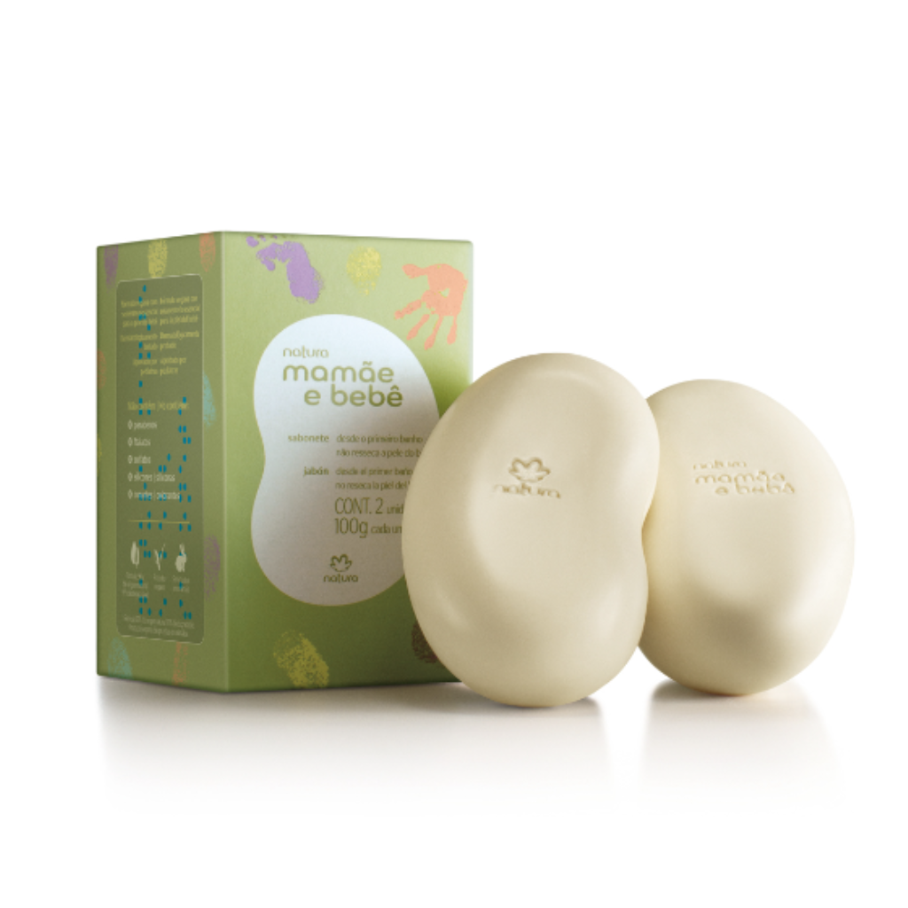 Mamãe e Bebe Sabonete Barra Tradicional 2x100g