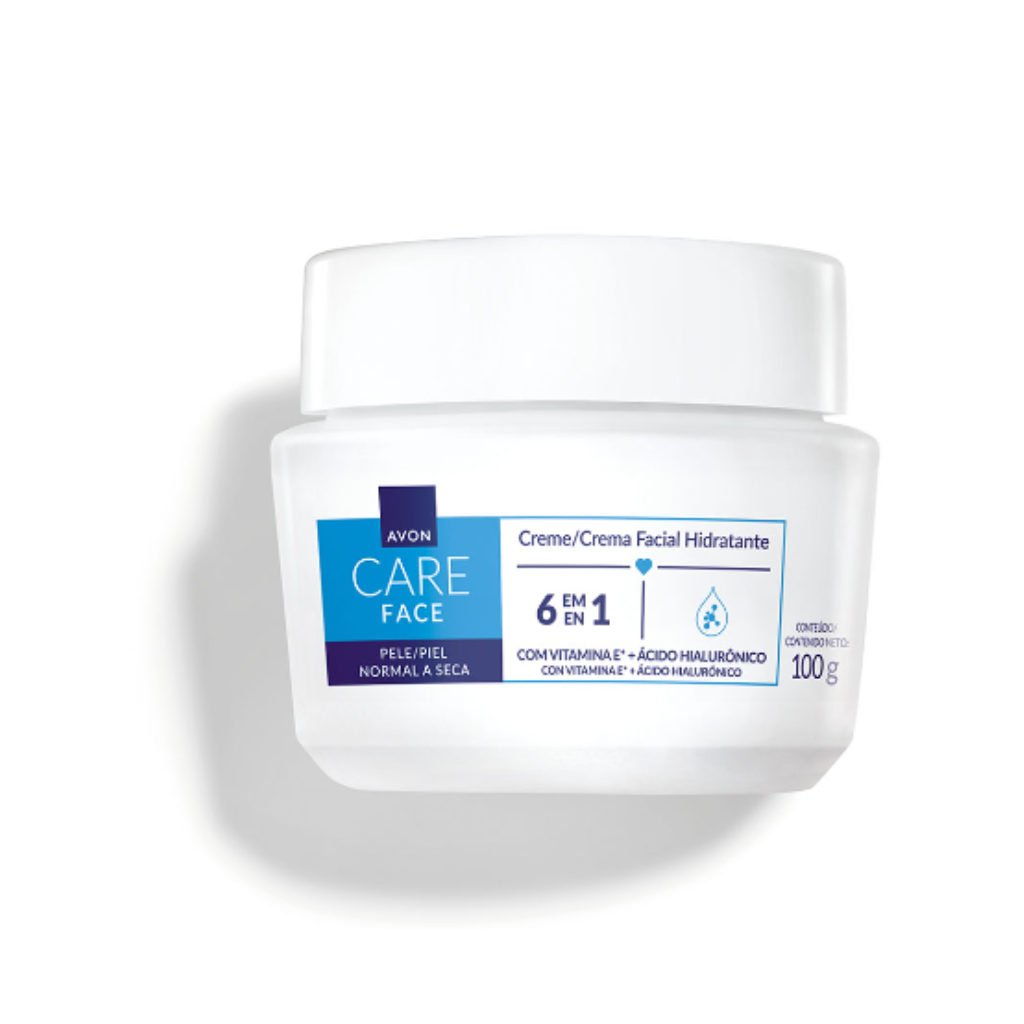 Avon Care Hidratante Facial 6 em 1 100g