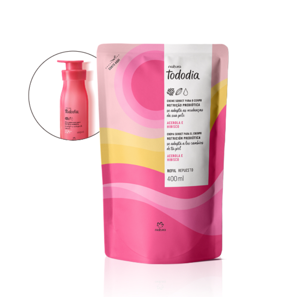 Tododia Acerola e Hibisco Refil Hidratante 400ml