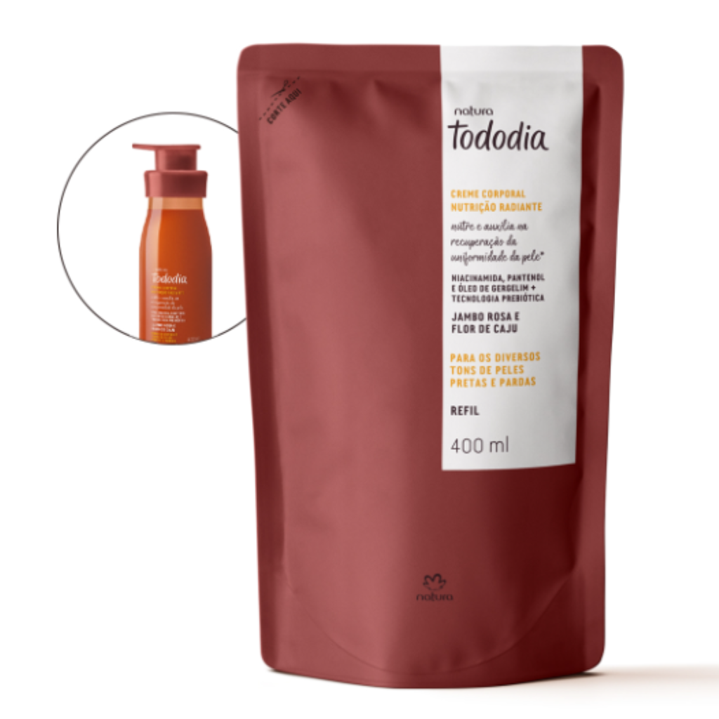 Tododia Jambo Rosa e Flor de Caju Hidratante Refil 400ml