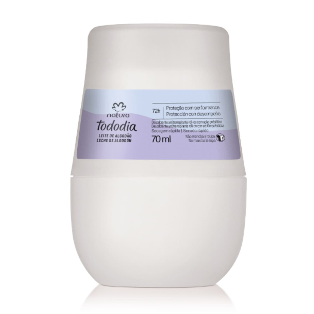 Tododia Leite de Algodao Desodorante Roll On 70ml